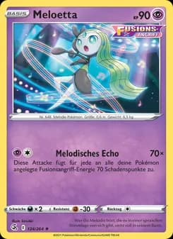 Meloetta card in German