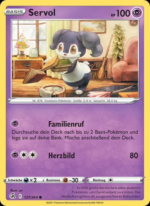 Servol card in German