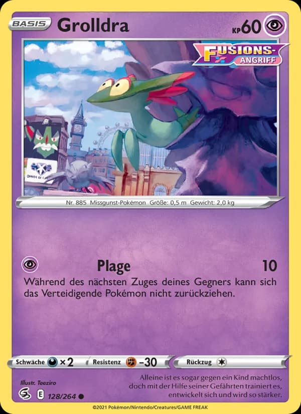 Grolldra card in German