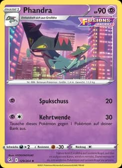 Phandra card in German