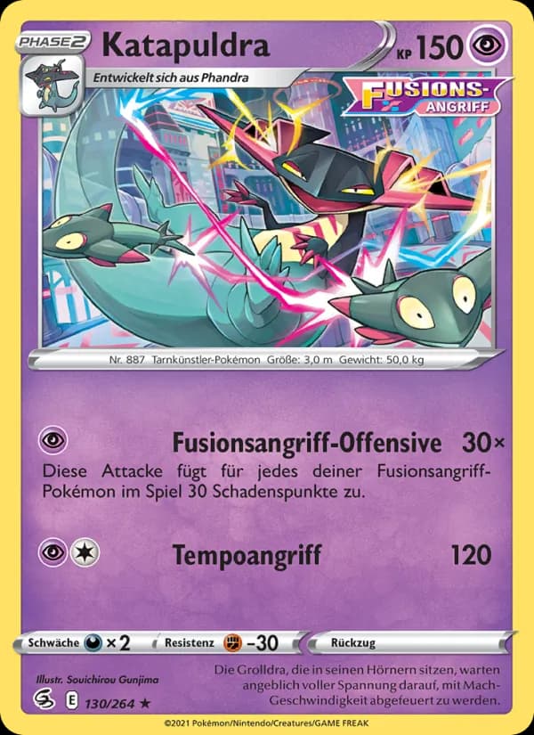 Katapuldra card in German