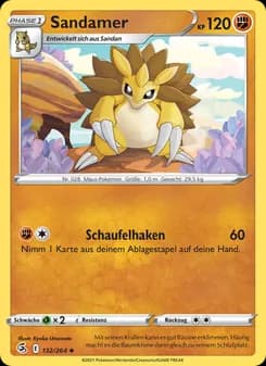 Sandamer card in German