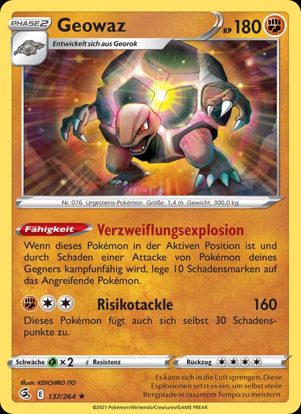 Geowaz card in German