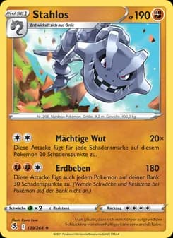 Stahlos card in German