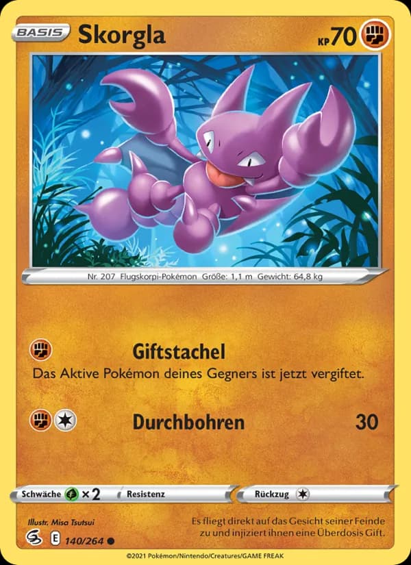 Skorgla card in German