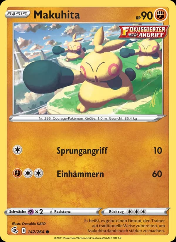 Makuhita card in German