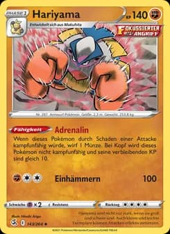 Hariyama card in German