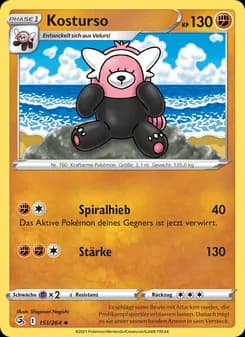 Kosturso card in German