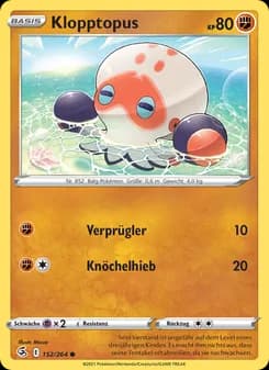 Klopptopus card in German