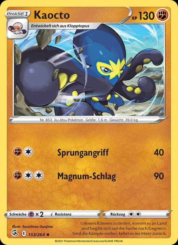 Kaocto card in German
