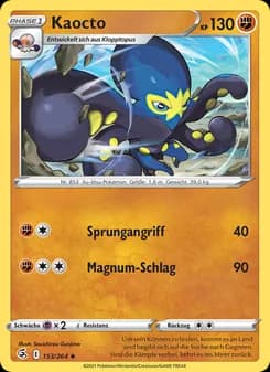 Kaocto card in German