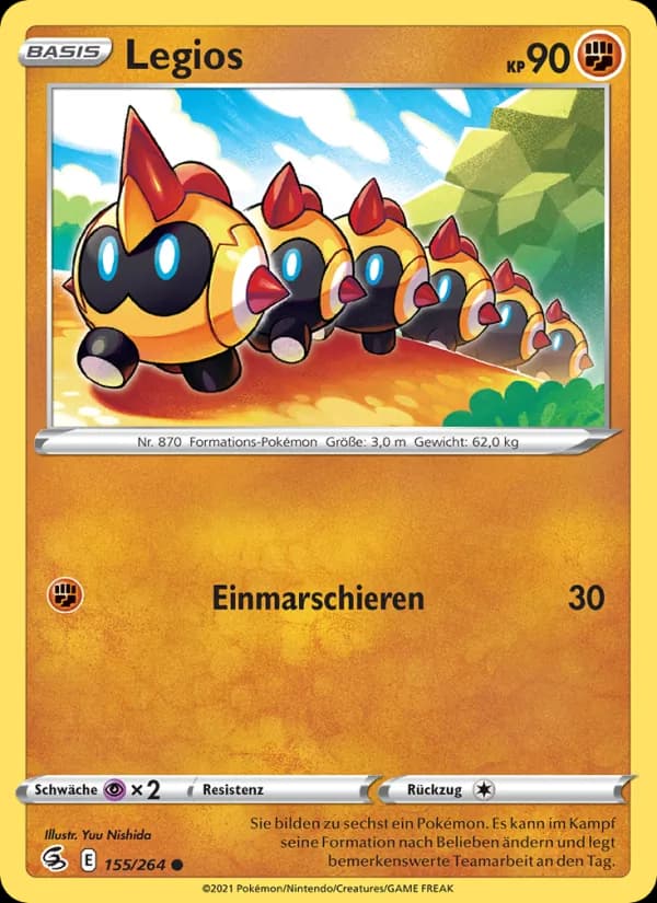 Legios card in German