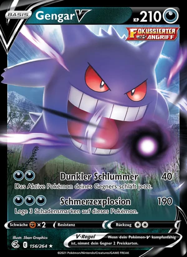 Gengar V card in German