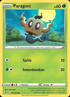 Paragoni card in German