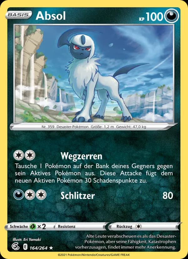 Absol card in German