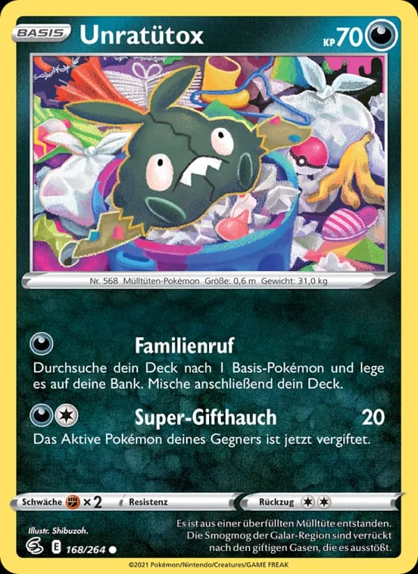 Unratütox card in German