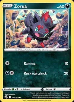 Zorua card in German