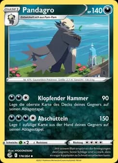 Pandagro card in German