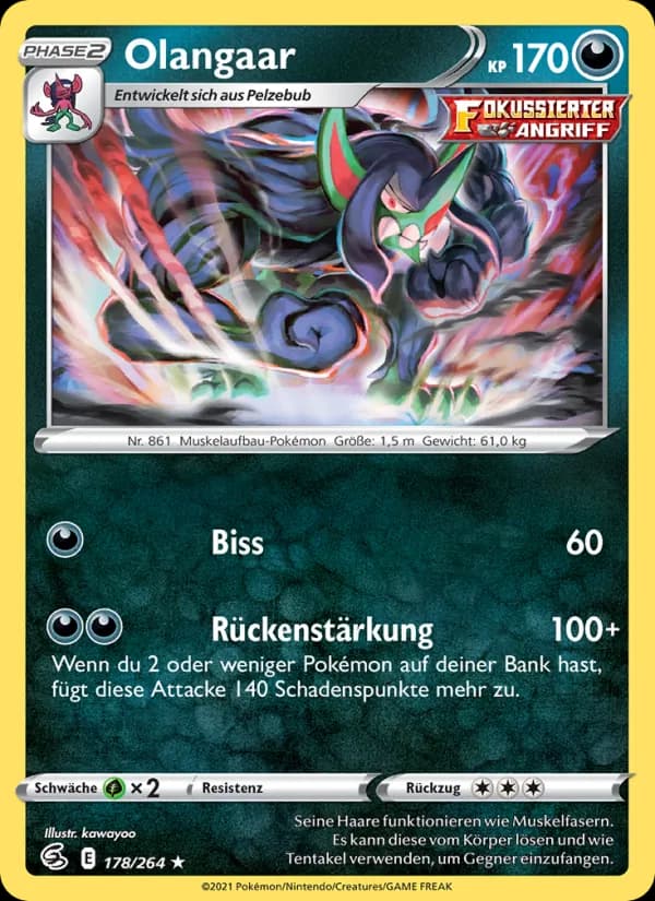 Olangaar card in German