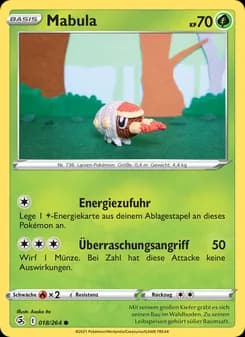 Mabula card in German