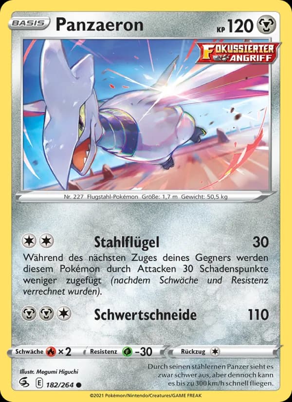 Panzaeron card in German