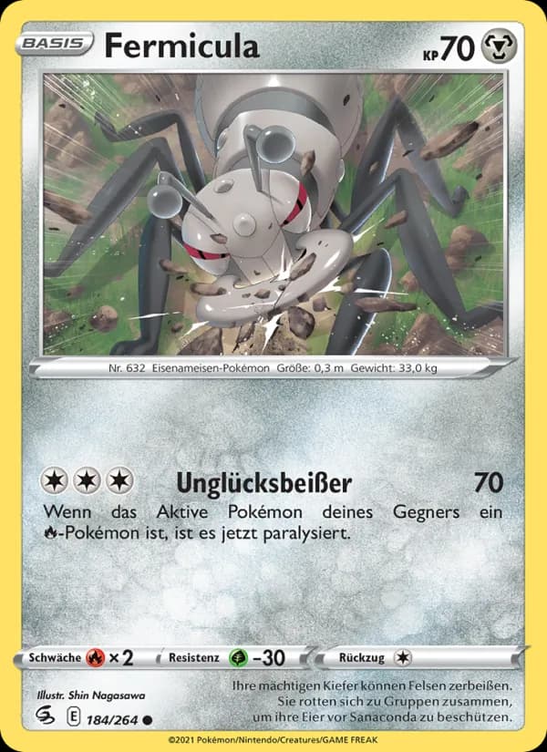 Fermicula card in German