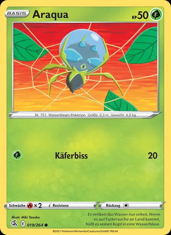 Araqua card in German