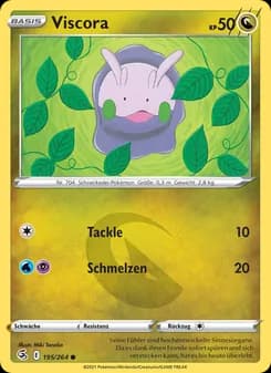 Viscora card in German