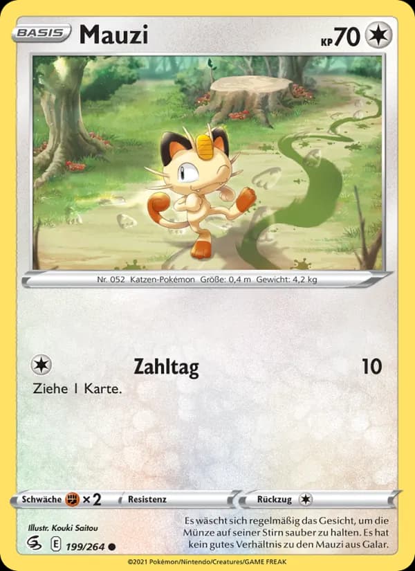 Mauzi card in German