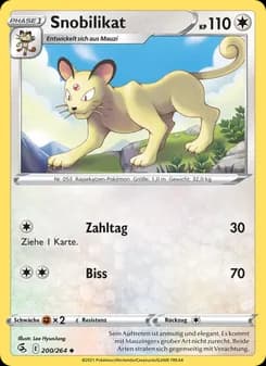 Snobilikat card in German