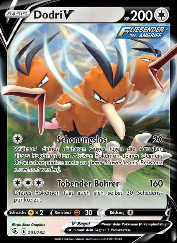 Dodri V card in German
