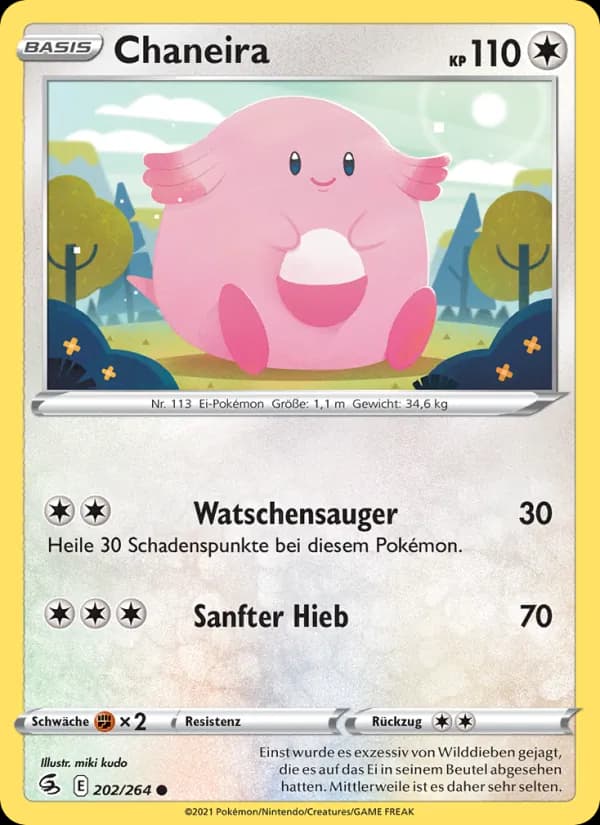 Chaneira card in German