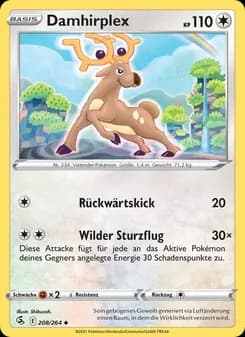 Damhirplex card in German