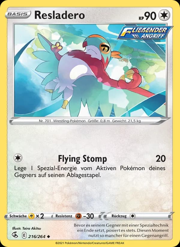 Resladero card in German