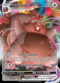 Schlaraffel VMAX card in German