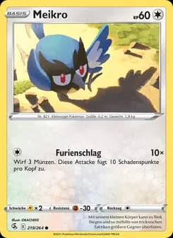 Meikro card in German