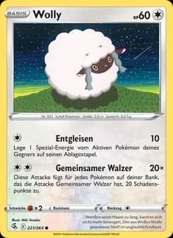 Wolly card in German