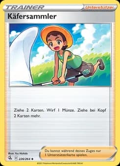 Käfersammler card in German
