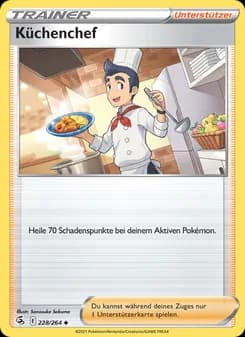 Küchenchef card in German