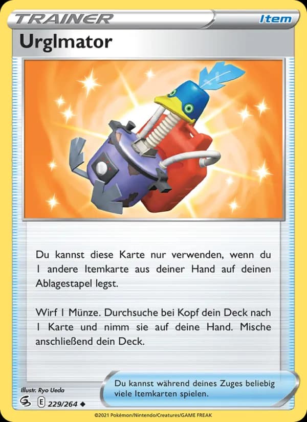 Urglmator card in German