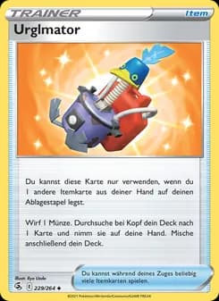 Urglmator card in German