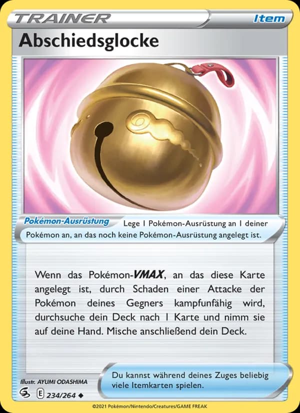 Abschiedsglocke card in German