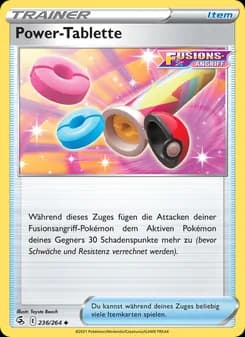 Power-Tablette card in German