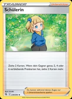 Schülerin card in German