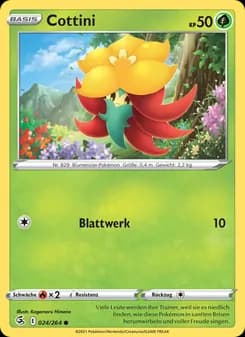Cottini card in German