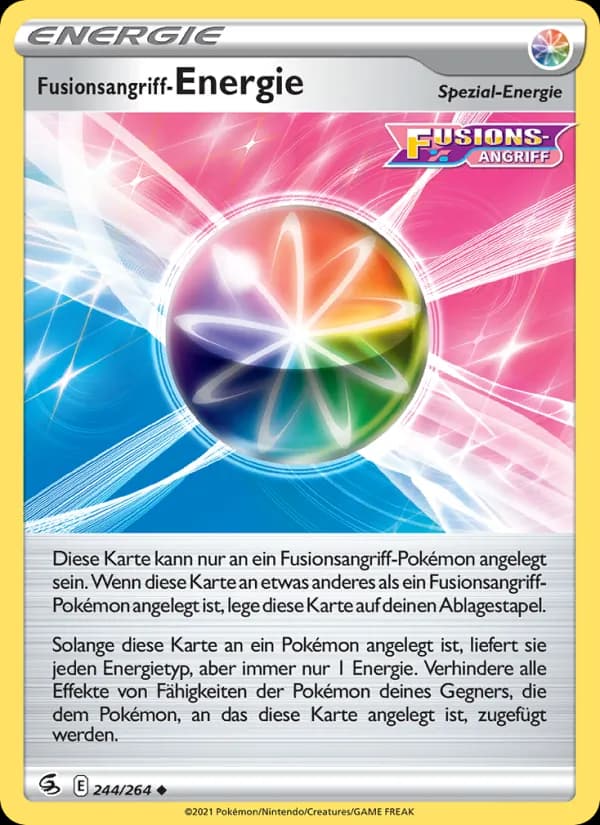 Fusionsangriff-Energie card in German
