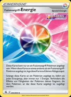 Fusionsangriff-Energie card in German