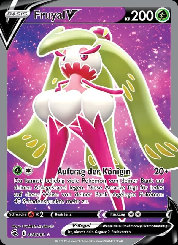 Fruyal V card in German