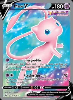 Mew V card in German