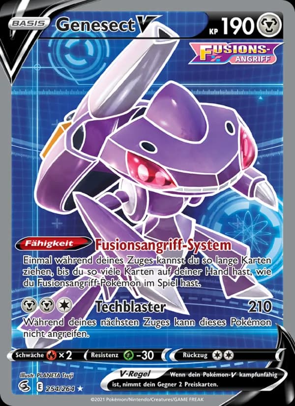 Genesect V card in German